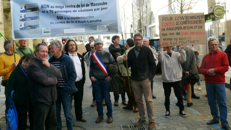 Le préfet du Gers a reçu les opposants au centre de tri de Masseube et du parc photovoltaïque de Berrac