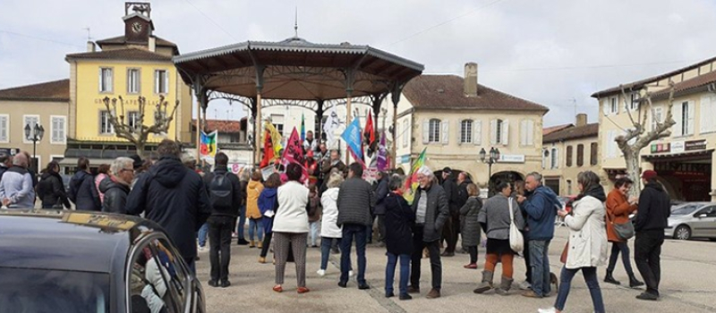 La sous préfecture de l'Astarac n'a pas échappé à la revendication
