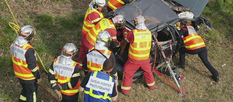 Exercice de secours interdépartemental 64/32