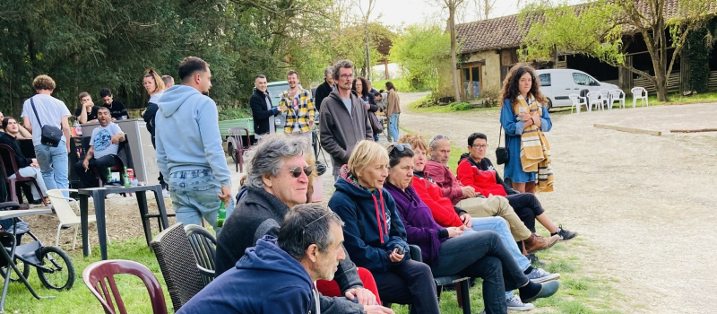 Ils ont pointé et tiré les boules à la Fenière