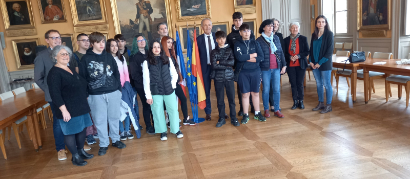 Dans le cadre du comité de jumelage, Auch-Calatayud, le collège Carnot accueille 11 jeunes élèves espagnols