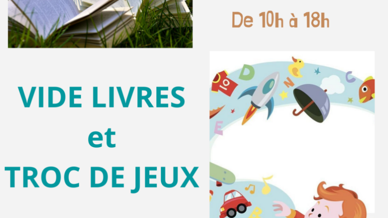 Vide-livres et troc de jeux