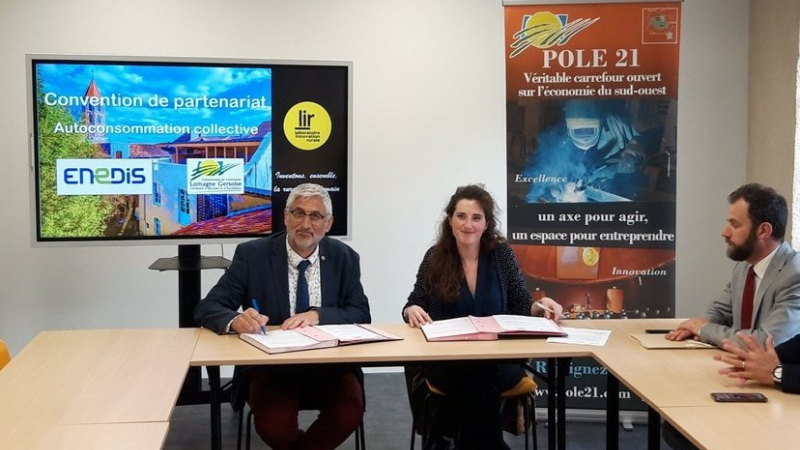 La Communauté de communes de la Lomagne Gersoise et Enedis s’associent pour développer un projet d’autoconsommation collective.