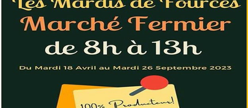 Le marché de Fourcès se met à l'heure d'été
