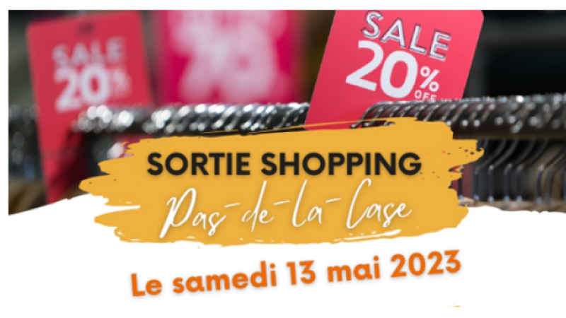 Sortie shopping organisée par l'ADMR au Pas de la Case
