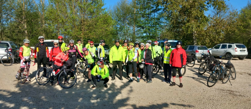 Les cyclomotoristes du  CRSA en balade