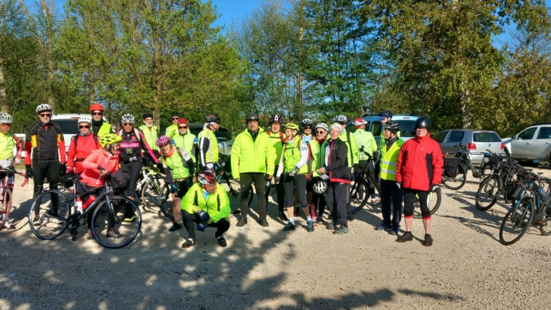 Les cyclomotoristes du  CRSA en balade