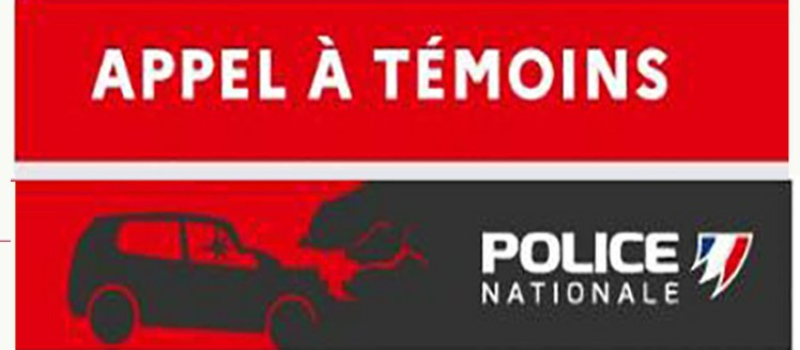 Appel à témoin suite à accident de la circulation