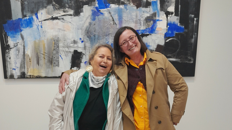 Saint-Clar : Affluence pour le double vernissage d’un duo de coloristes