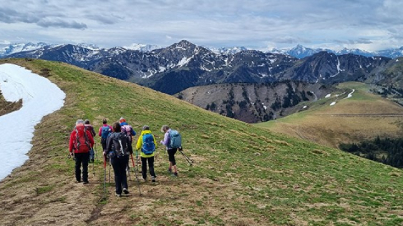 Dans les Pyrénées avec La Marmotte Gersoise.
