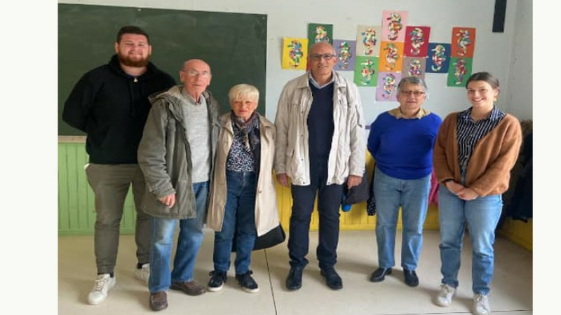 Le maire en visite à La Périssière