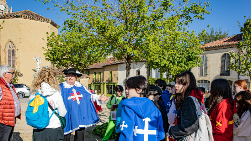 « Erasmus + » emmène des jeunes de 4 nationalités de Lupiac au château de Couloumé