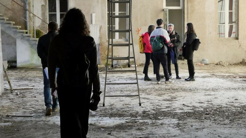 Visite des friches pour les candidats au concours d’architecte EUROPAN