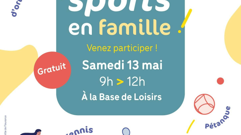La ville de Fleurance organise une matinée sports en famille à la Base de Loisirs