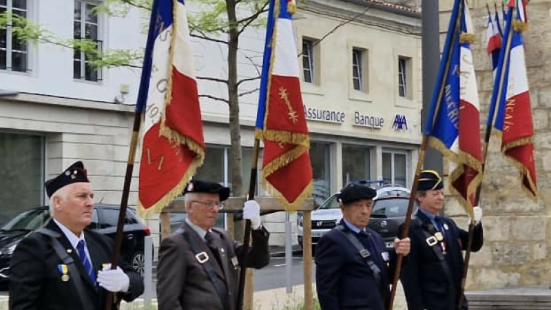 Cérémonie en hommage aux victimes et héros de la déportation.