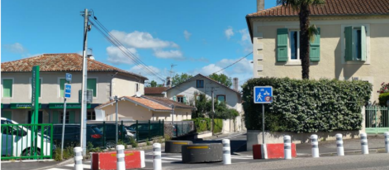 La rue de Colmar fermée à la circulation automobile entre l’avenue de la Marne et la rue Clément Ader