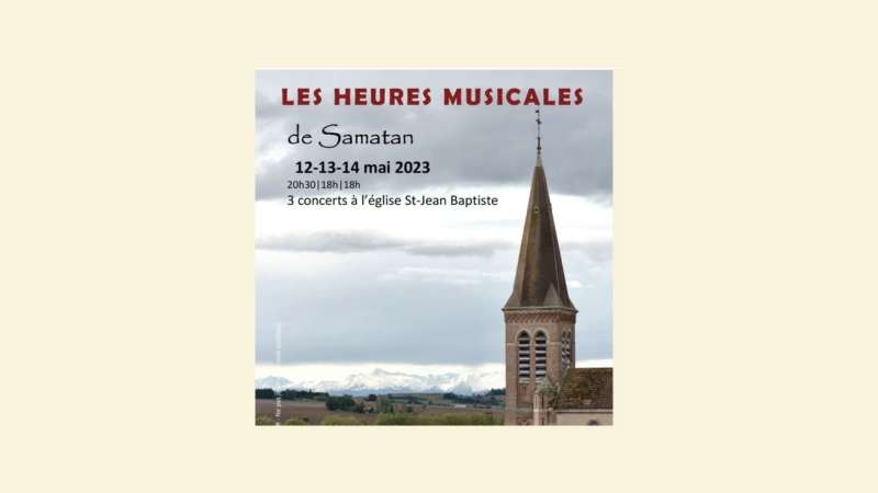 CONCERT en l'église Saint Jean Baptiste  de Samatan