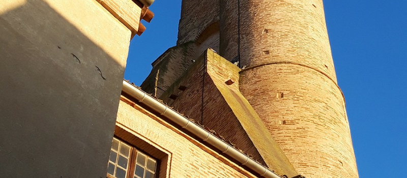 Travaux de restauration de la Collégiale Saint-Martin à L'Isle-Jourdain