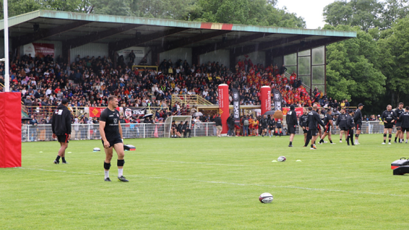 Les joueurs du Stade Toulousain à l'Isle-Jourdain