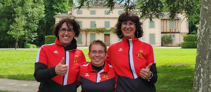 Pétanque: championnat du Gers jeunes en triplette.