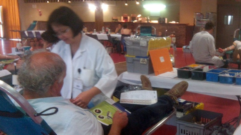 Don du sang mercredi sous la halle