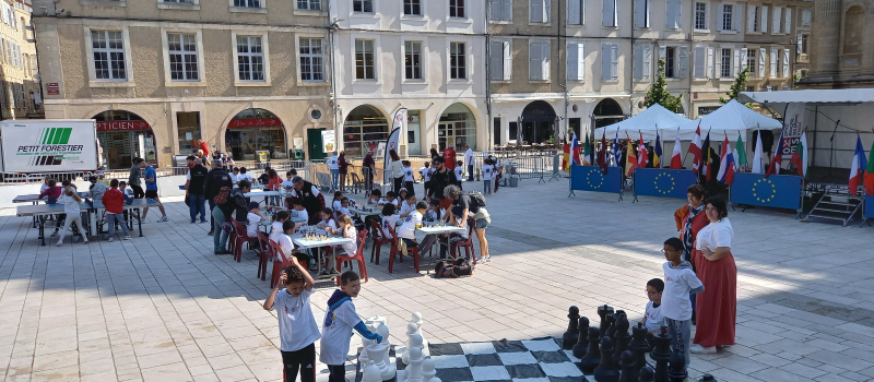 Quelques 150 élèves de CE2 et CM1 ont fêté l'Europe