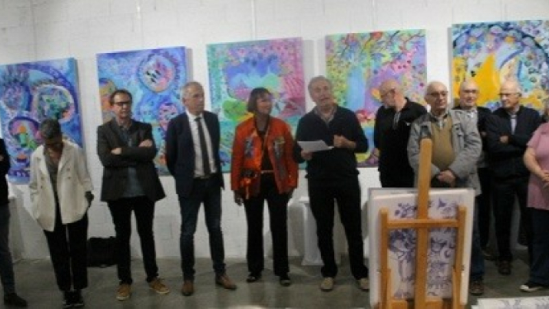 Vernissage de Marthe Huigens à l’Atelier des Berges du Gers