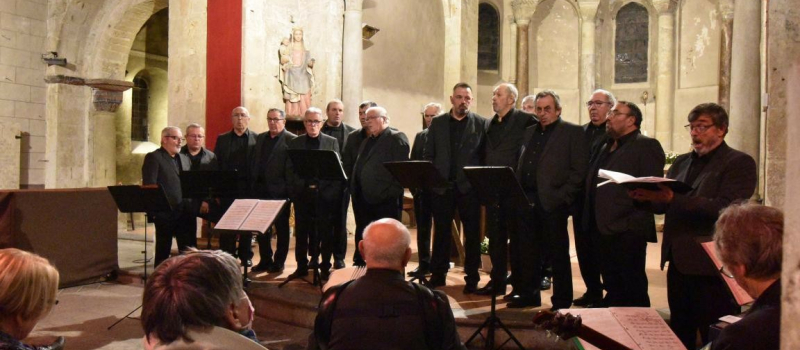 Le Chœur d'Hommes "Vaya Con Dios " en concert