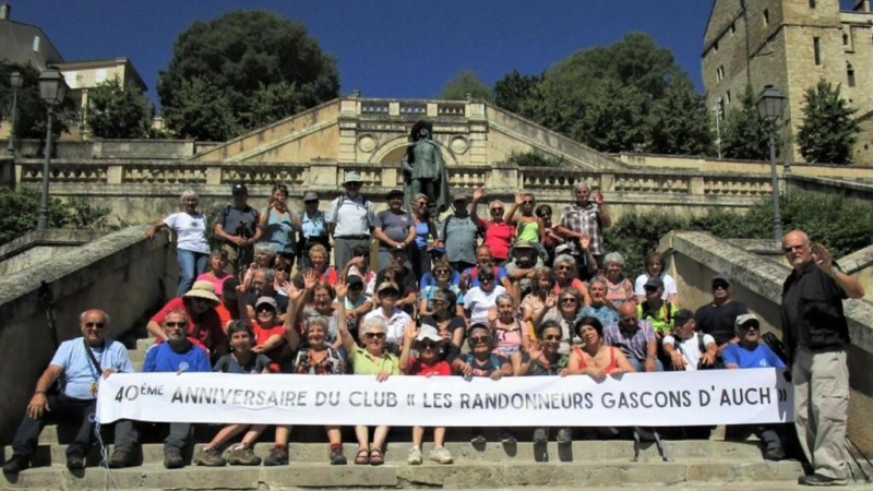 Les Randonneurs Gascons ont fêté leurs quarante années d'existence  synonymes de joie, d'enthousiasme et de pur bonheur