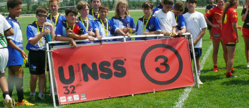 UNSS Rugby : Ce sont 180 collégiens de 6e et 5e qui ont participé aux finales régionales