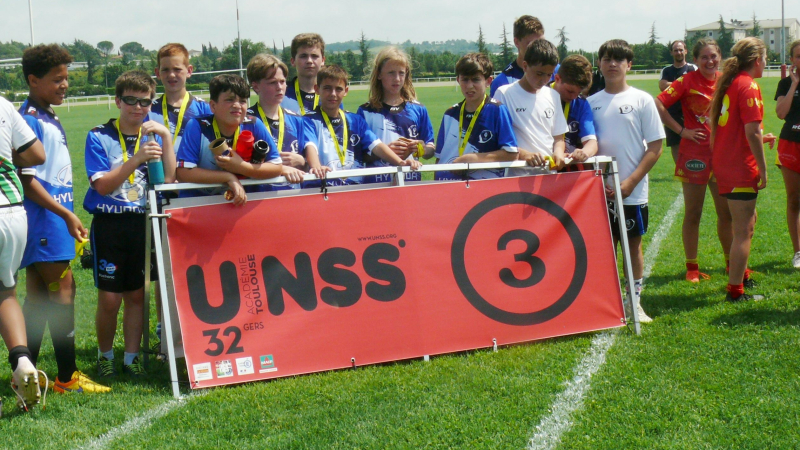 UNSS Rugby : Ce sont 180 collégiens de 6e et 5e qui ont participé aux finales régionales
