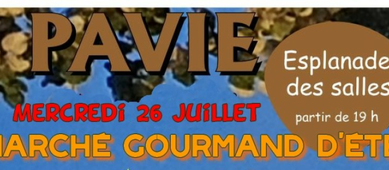 Il y aura deux marchés gourmands d'été