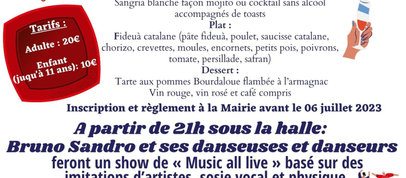 Fête du 14 juillet à Mauvezin