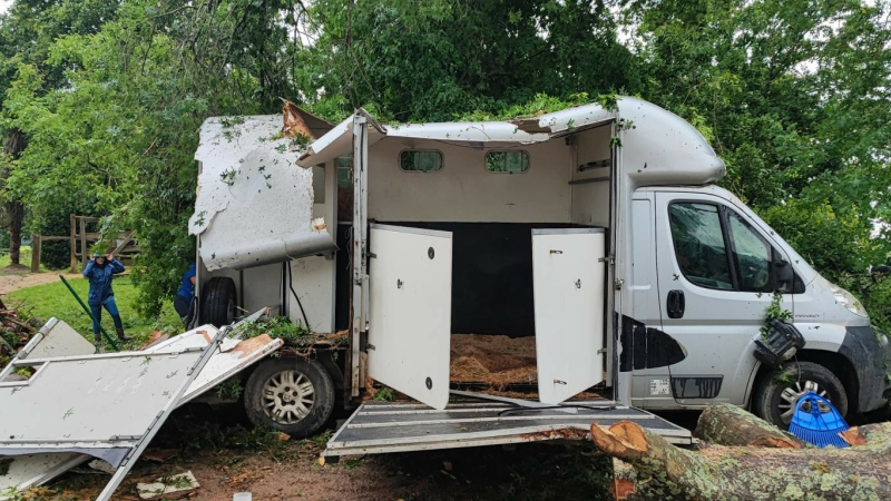 Equileuk a été fortement endommagé par l’orage