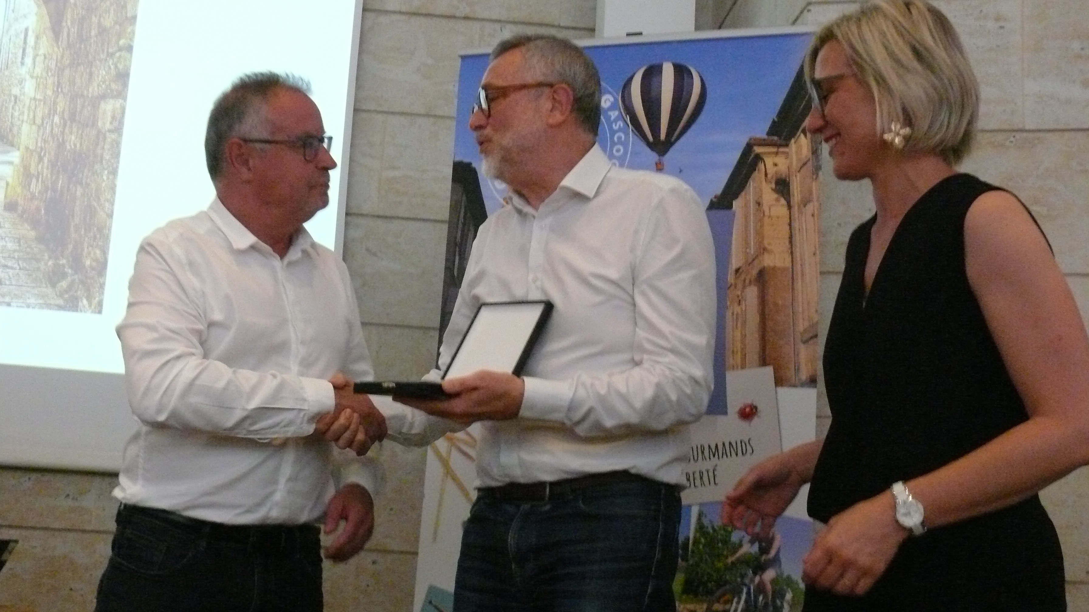 José-Louis Pereira a reçu la médaille départementale.