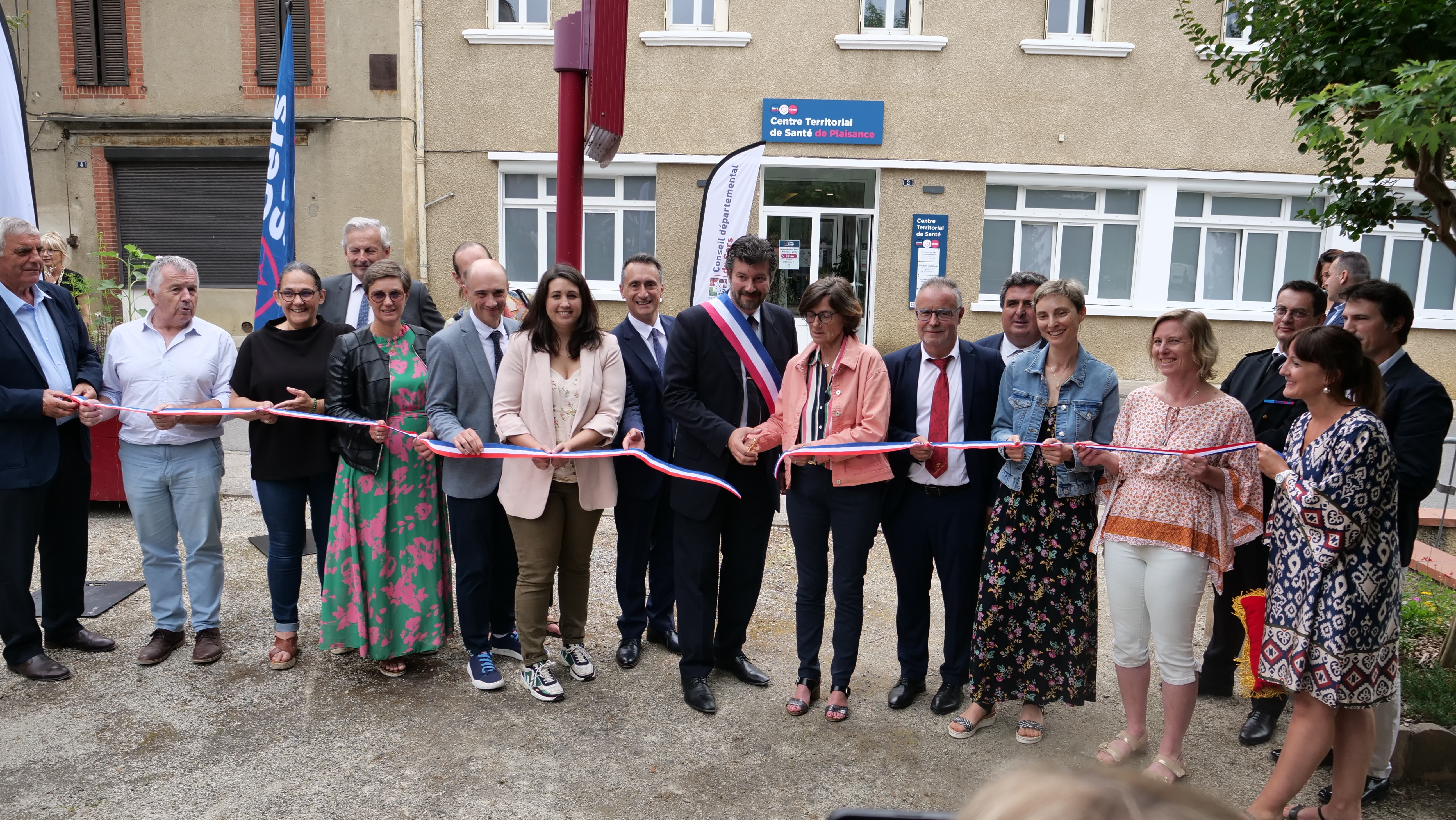 Inauguration maison de santé.