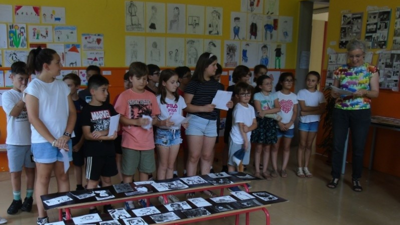 Les élèves de CE2-CM1 de l'école de Duran ont procédé à la restitution du fabuleux projet "Création en cours"