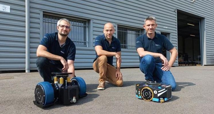 Nicolas Dupeyron, Rémy Colas et Nicolas Collin, les trois fondateurs de Jnov Tech. Photo : Presselib.