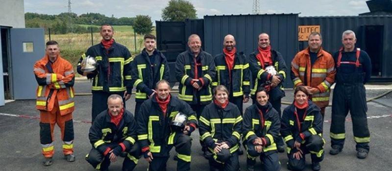 Police nationale et municipale échangent avec le SDIS 32
