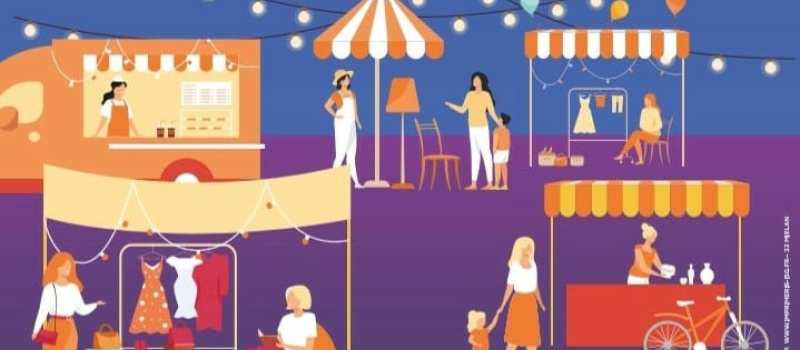 Marché de nuit et vide grenier