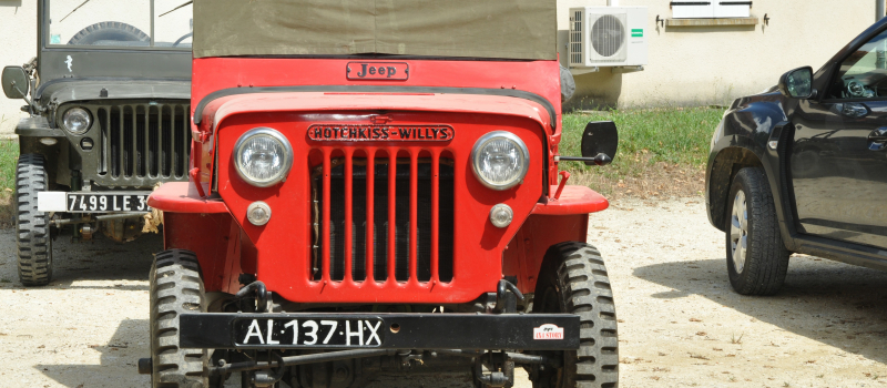 Exposition de véhicules de collection avec le Jeep Club d'Artagnan pour le 14 juillet !