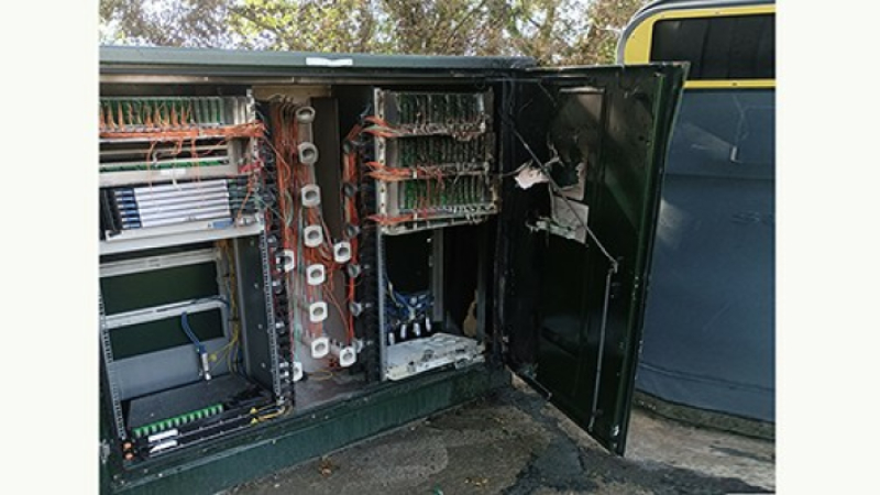 Privés de ligne internet suite à un incendie