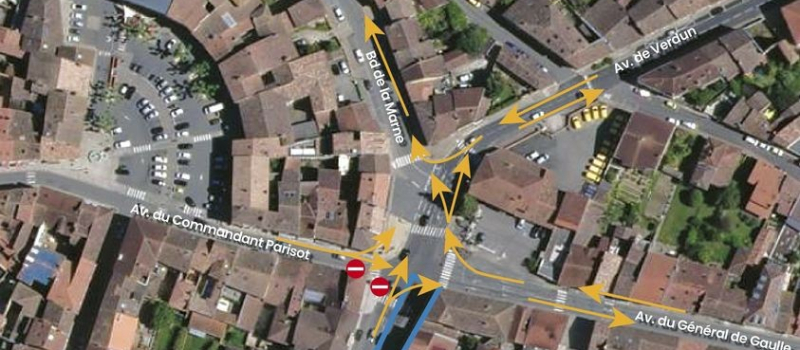 Habilitation d'une liaison piétonne et d'un commerce de proximité