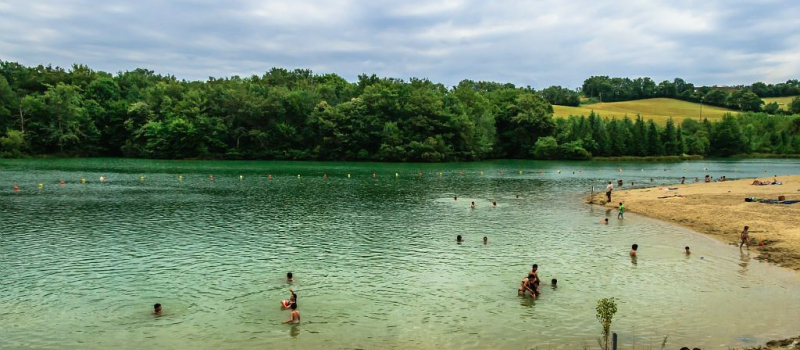 Ouverture de la baignade au lac de Lacoste !