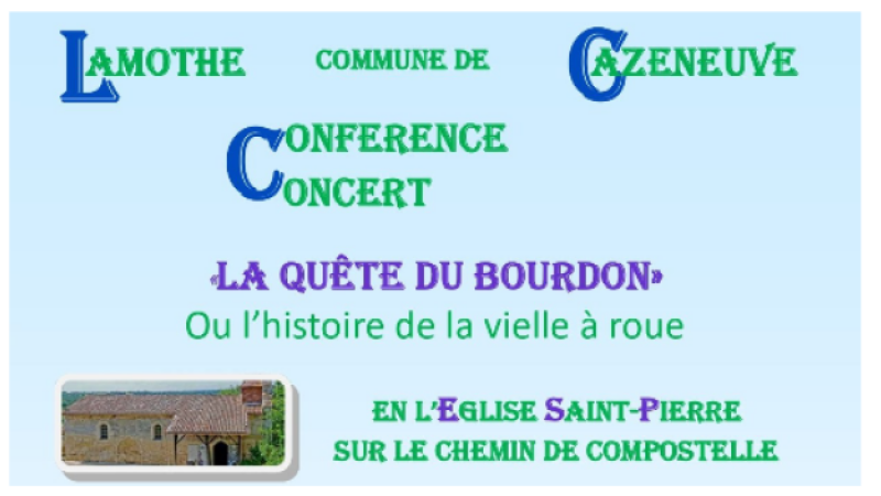 Conférence-concert :  "La quête du bourdon  ou l’histoire de la vielle à roue Instrument millénaire"