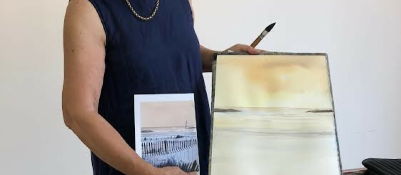 Marie-Claude CANET, une aquarelliste narbonnaise en exposition à la médiathèque