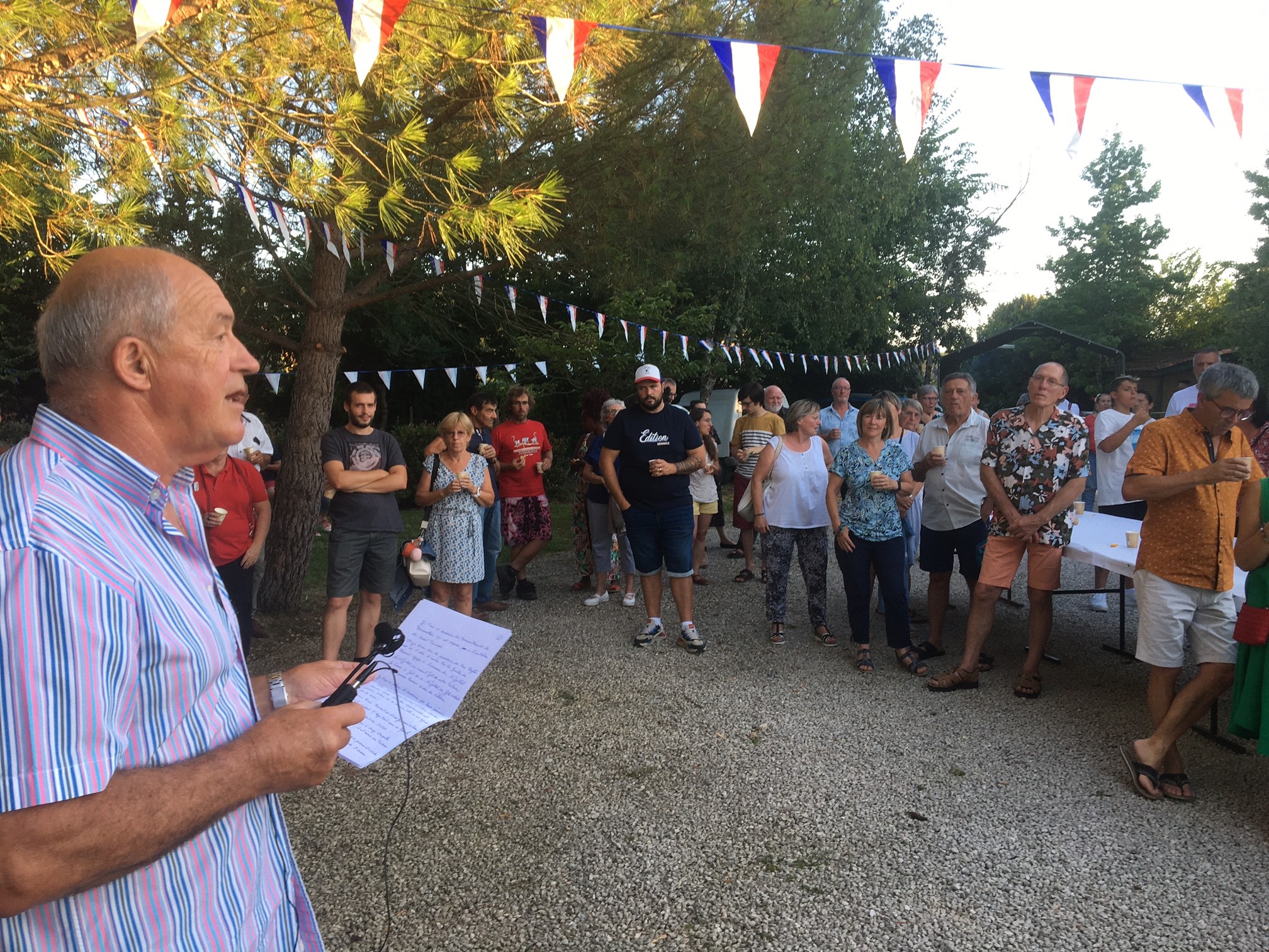 Serge Marquillie, le maire, rappelle les grands évènement du village