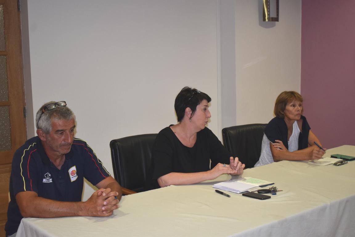Jean Dupouy, Isabelle Tintané et Marie France Gourgues