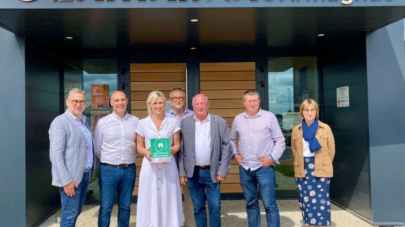 Remise de plaque Vignobles & Découvertes à la Maison Gascogne Armagnac