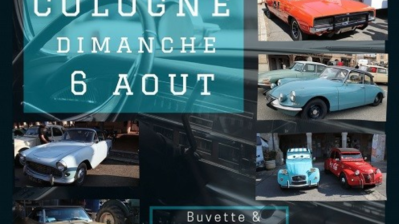 Exposition de voitures anciennes, youngtimers, sport et prestige ainsi que de vieux tracteurs et deux roues vintage.